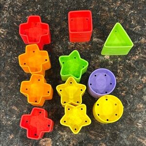 11 Fisher Price Colorful Shapes for Shape Sorting Toys